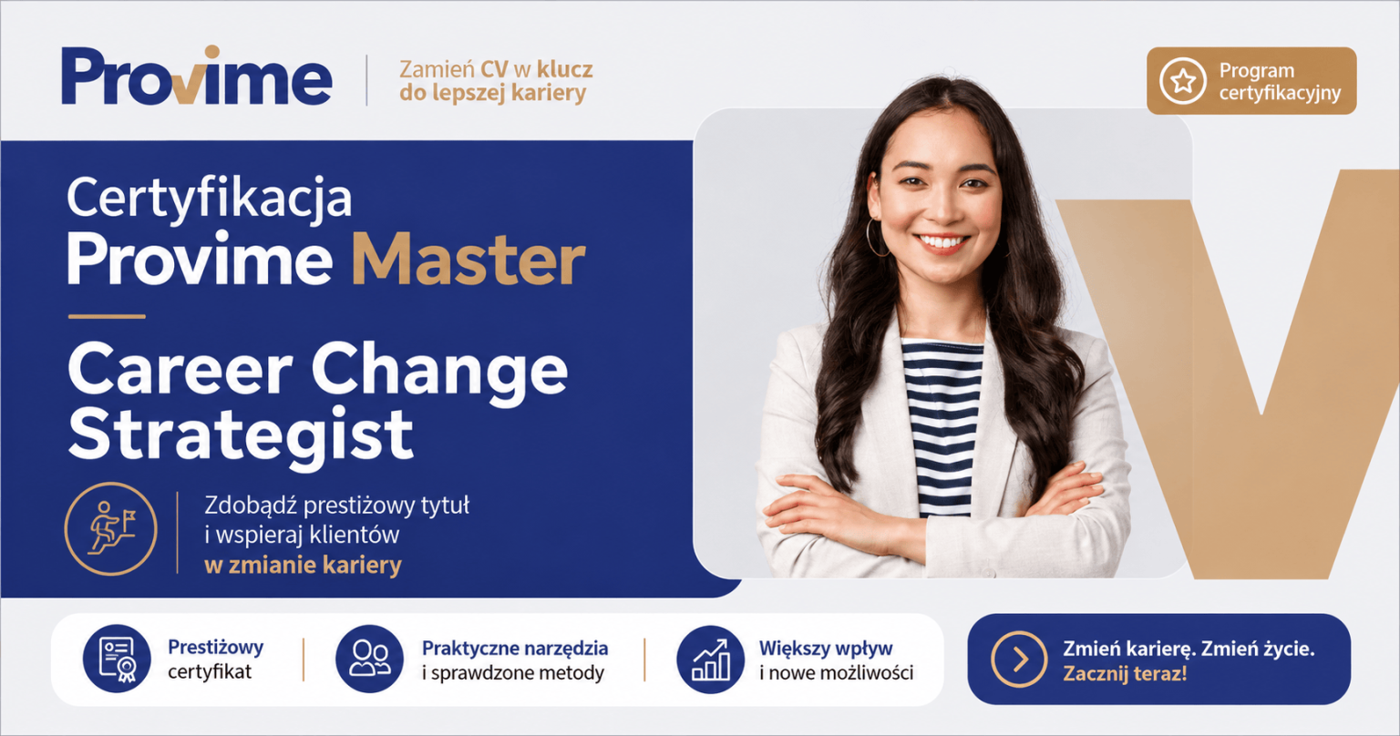 Provime Master – Career Change Strategist certification